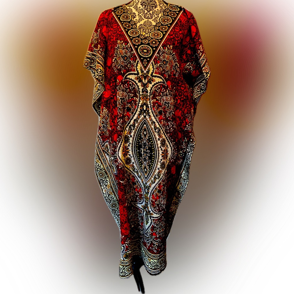 Beautiful silky Kaftan loungewear